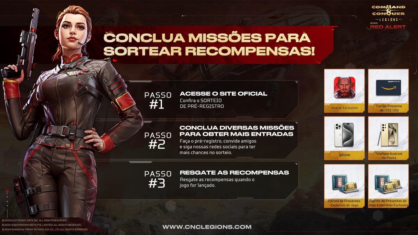 Prepare-se para a Guerra: Command & Conquer: Legions Inicia Beta Fechado e Eventos de Pré-registro!