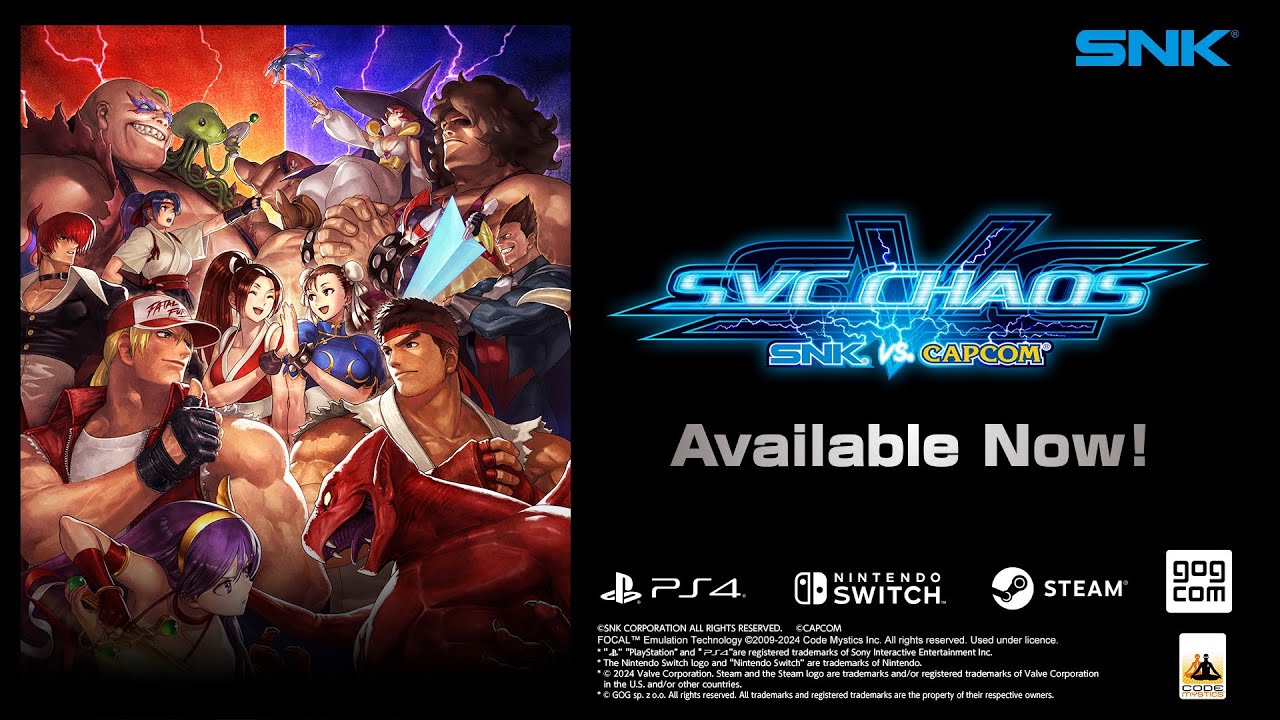 SNK Revive Clássico e Revela Novidades na EVO 2024: SVC CHAOS e Mais!
