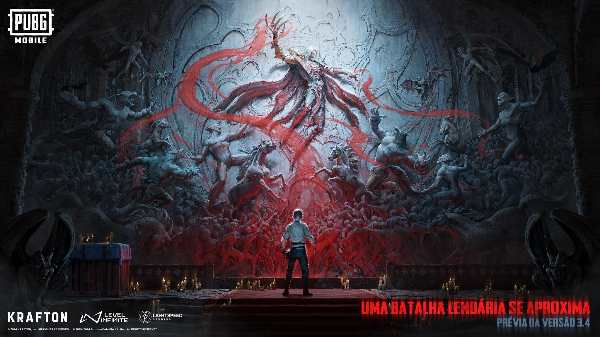 Prepare-se para a Noite Eterna: PUBG MOBILE Antecipa o Confronto de Vampiros vs Lobisomens na Prévia da Versão 3.4!