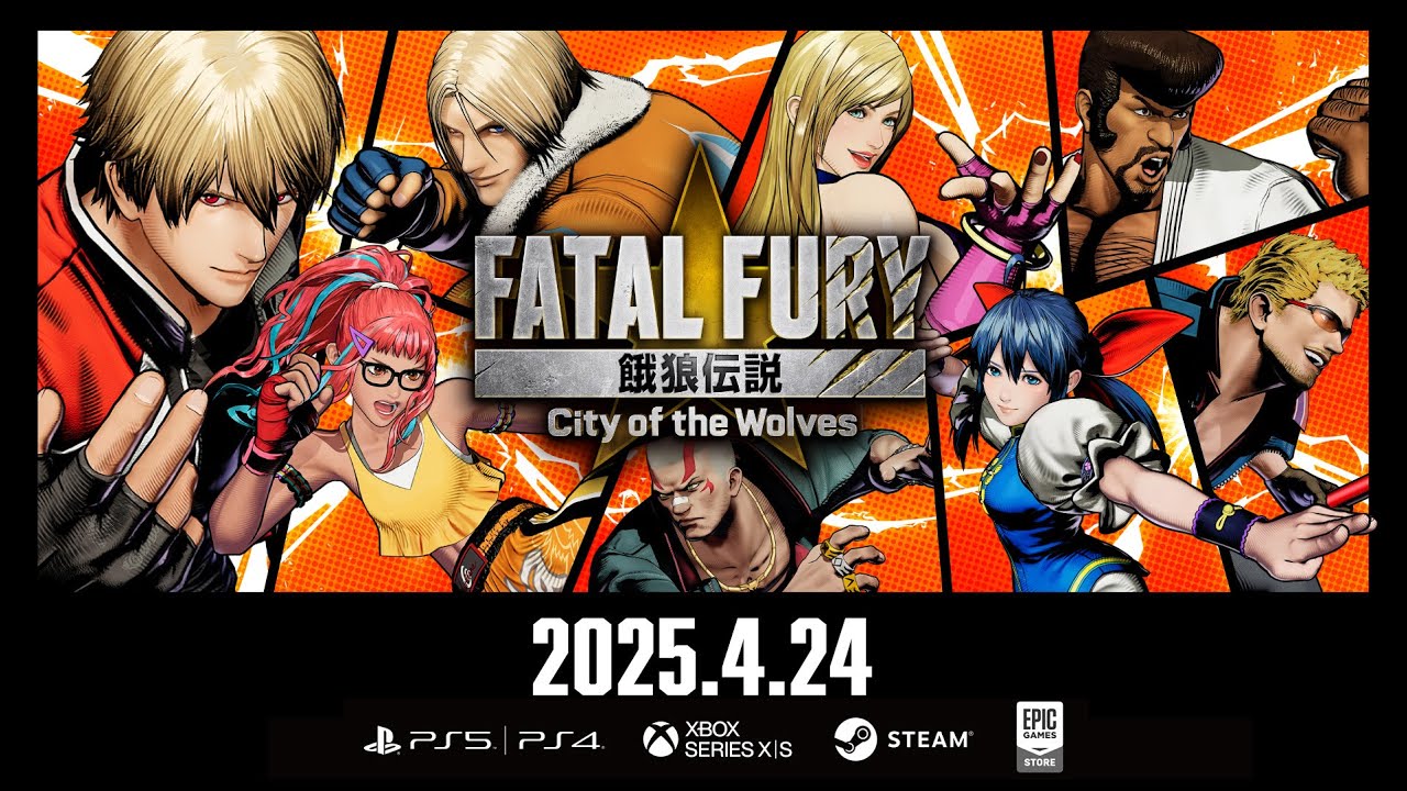 FATAL FURY: City of the Wolves – Pré-venda Inicia e Lançamento Confirmado para 24 de Abril de 2025