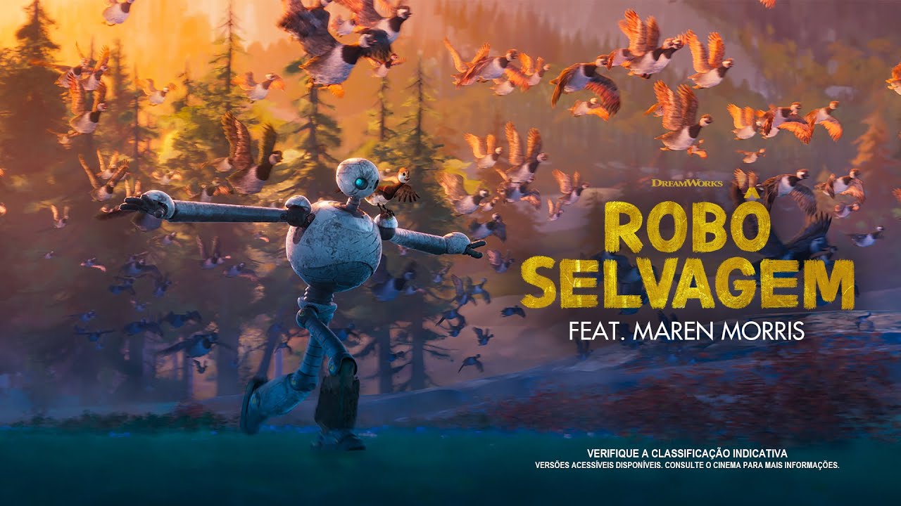 Natureza e Tecnologia se Encontram: Novo Trailer de Robô Selvagem Destaca Aventura Emocionante