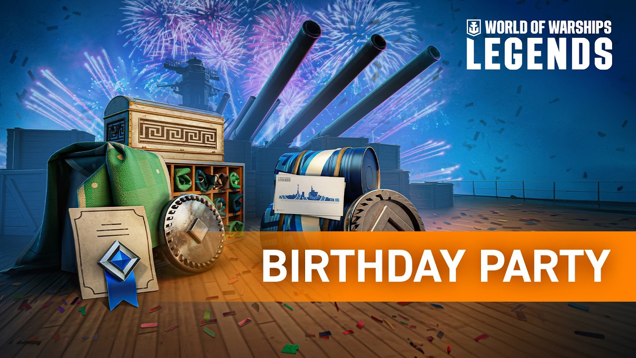 Navegando para o Futuro: World of Warships: Legends Celebra Cinco Anos com Eventos Especiais e Iniciativa de Caridade