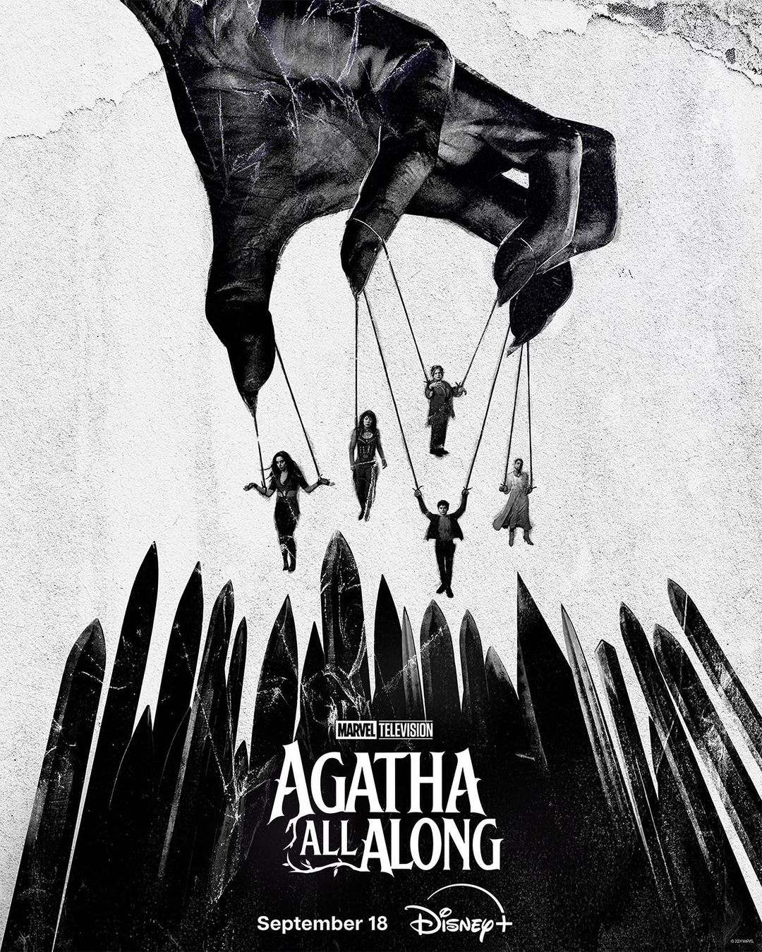Agatha Desde Sempre: Cartazes da Série da Marvel Brincam com Gêneros da TV