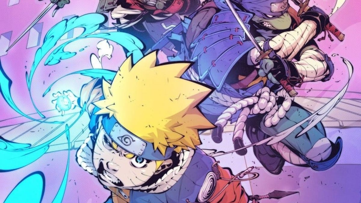 Naruto e As Tartarugas Ninja: Capa Variante Revela Encontro Heroico em HQ Crossover