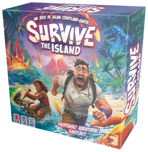 Galápagos Lança Survive the Island: Board Game de Fuga e Sobrevivência