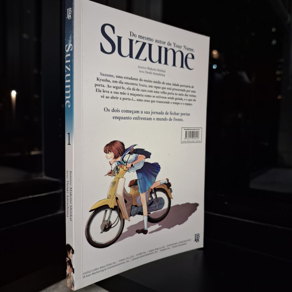Editora JBC Lança Mangá Suzume, de Makoto Shinkai, Autor de Your Name