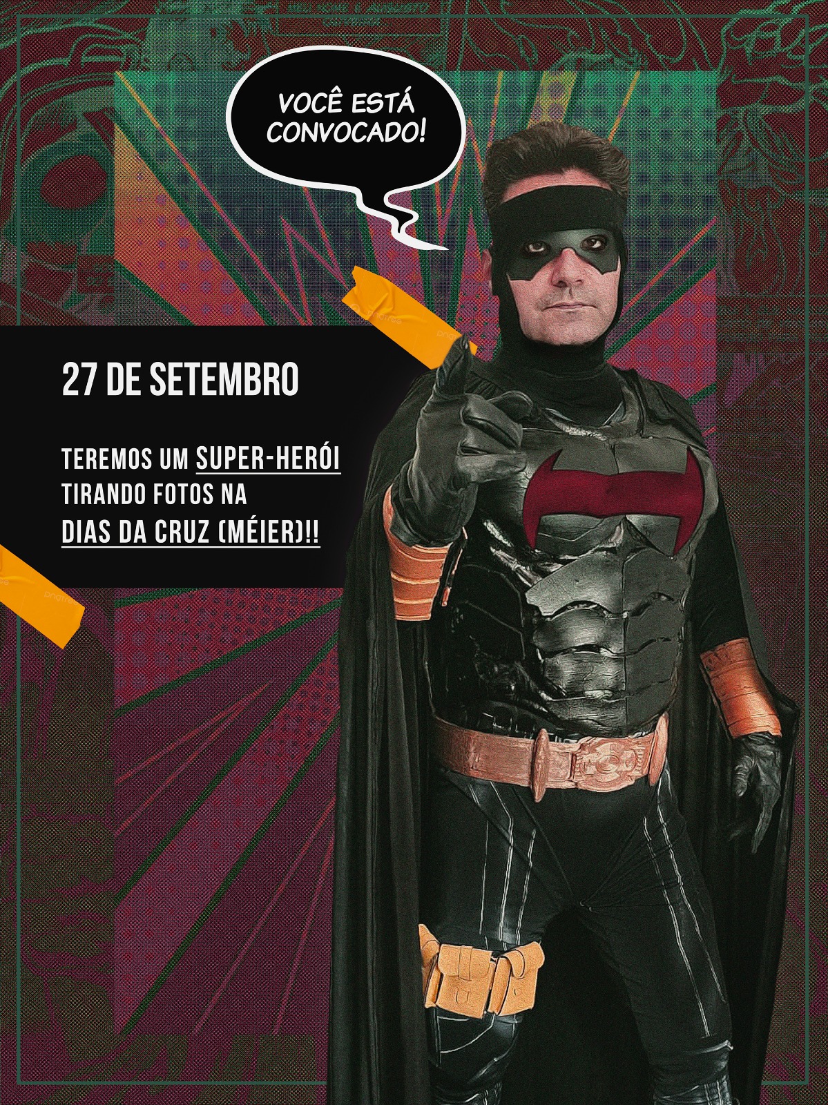 Jou Ventania, super-herói brasileiro, ganha versão live-action em campanha publicitária!