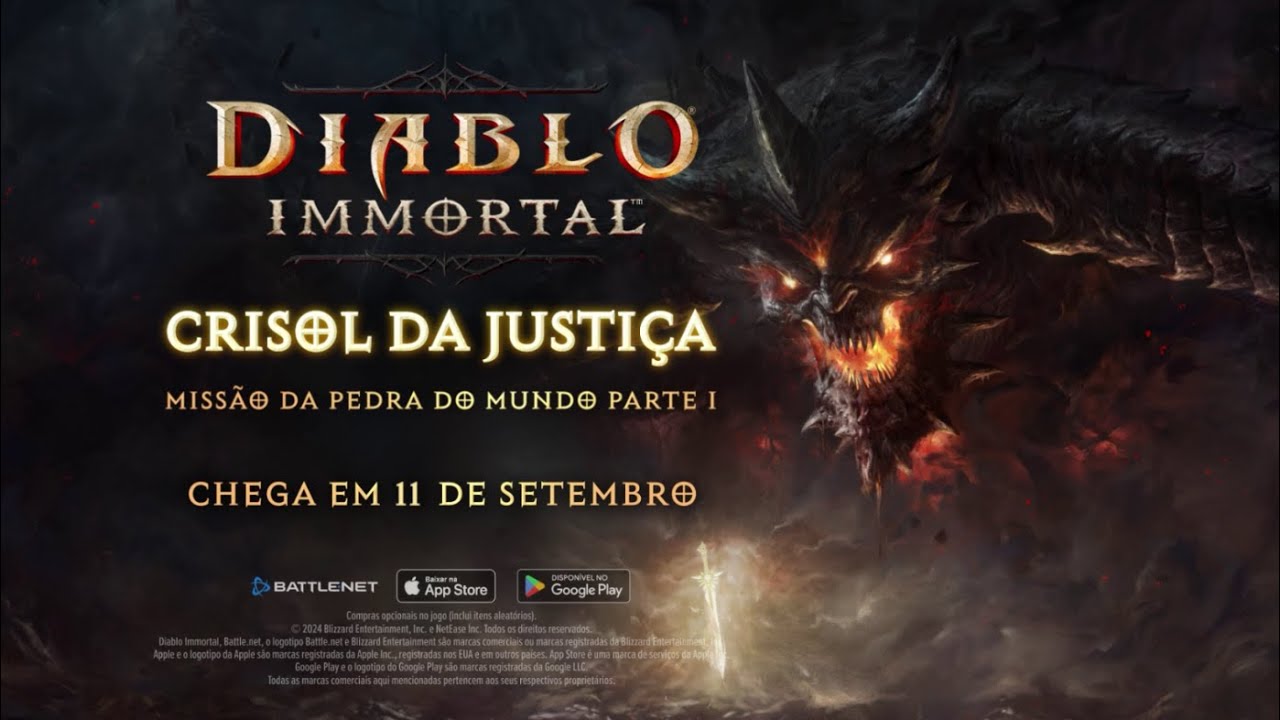 Diablo Immortal: Crisol da Justiça e Mais Novidades Chegam em Setembro