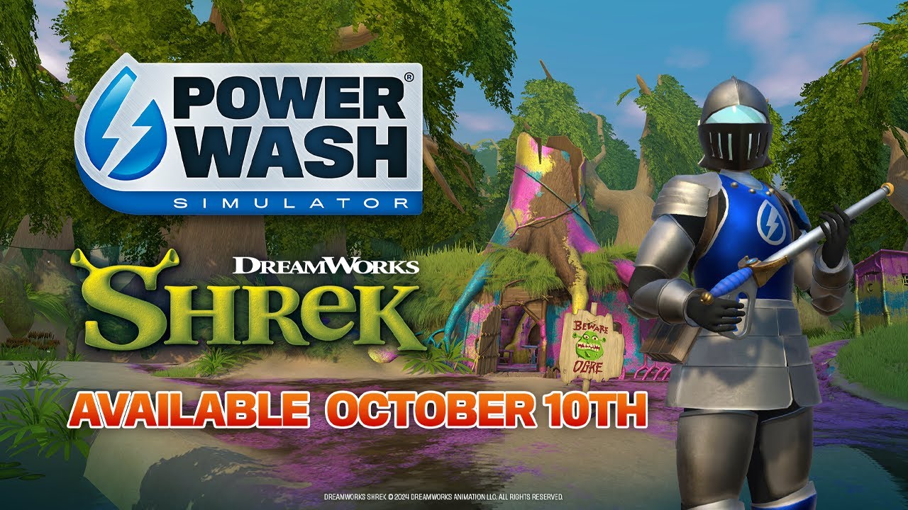 Shrek se Une ao PowerWash Simulator em Novo DLC