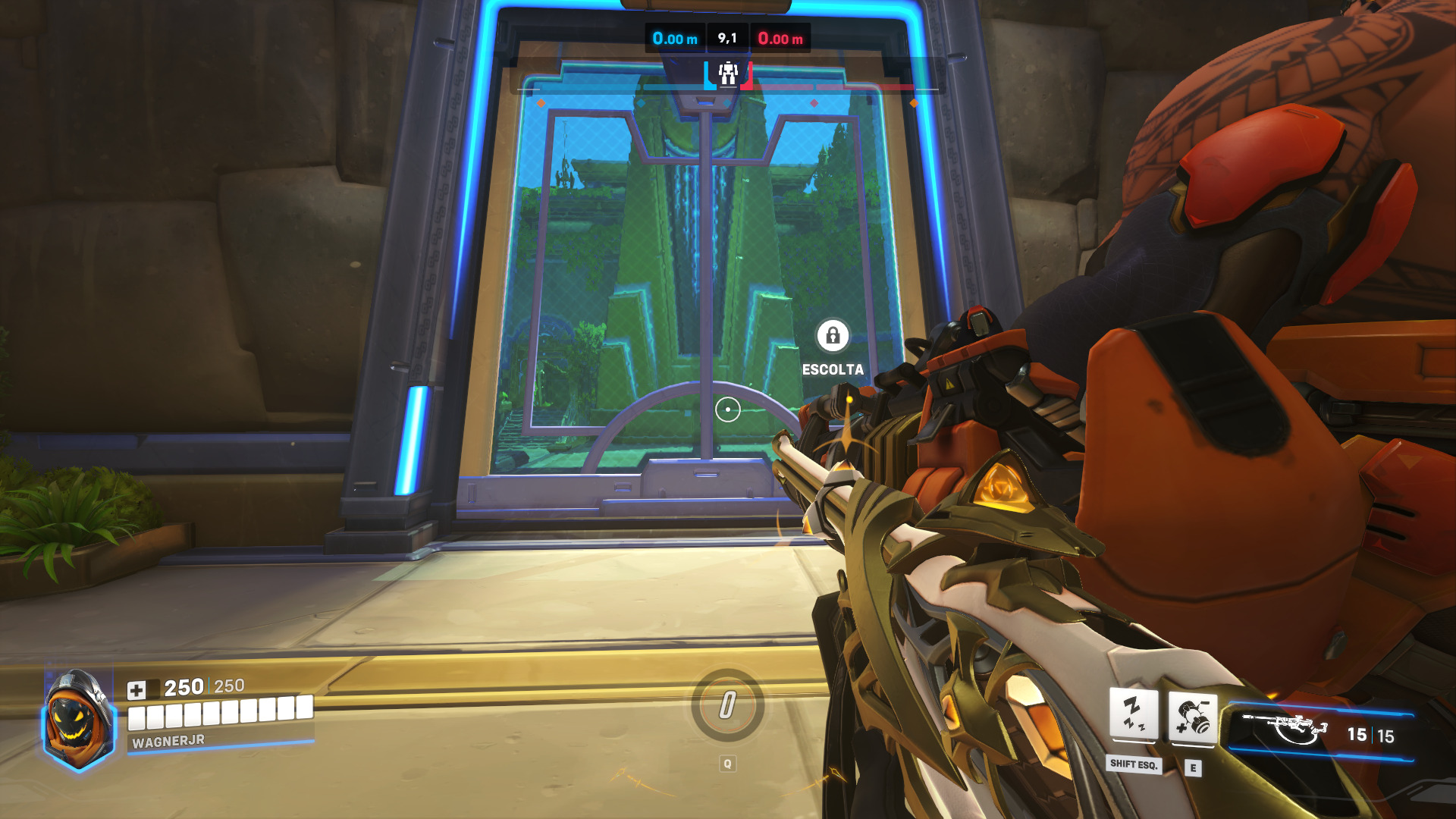 A Arma Mítico Sol Obscuro da Ana em Overwatch 2