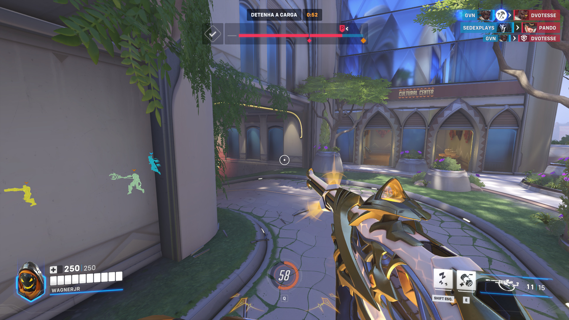 A Arma Mítico Sol Obscuro da Ana em Overwatch 2