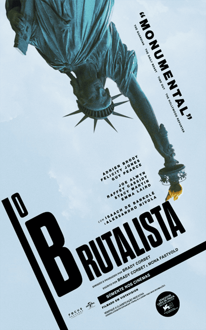 Universal Pictures Apresenta Trailer e Pôster de "O Brutalista", Premiado no Festival de Veneza