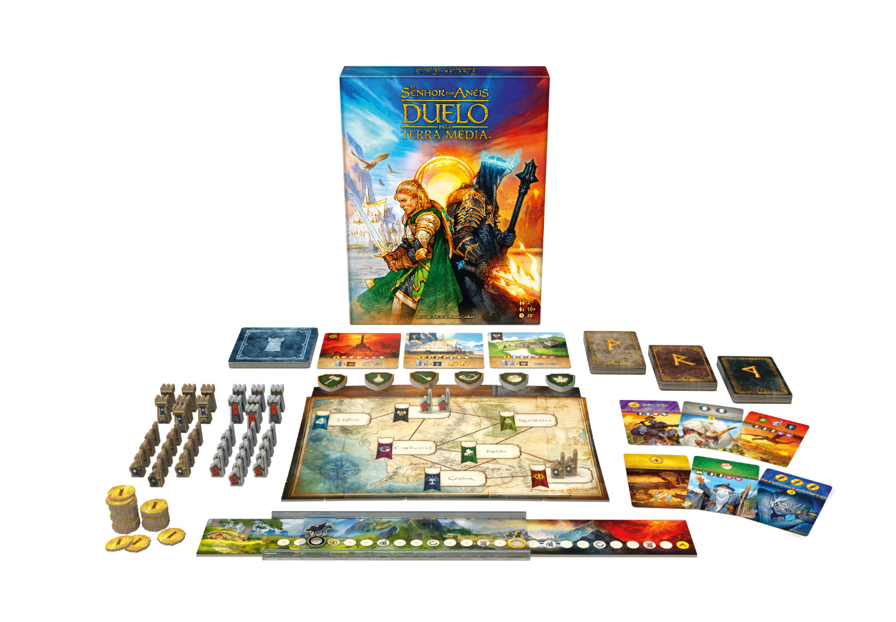 Galápagos Lança O Senhor dos Anéis: Duelo pela Terra Média, Inspirado em 7 Wonders Duel