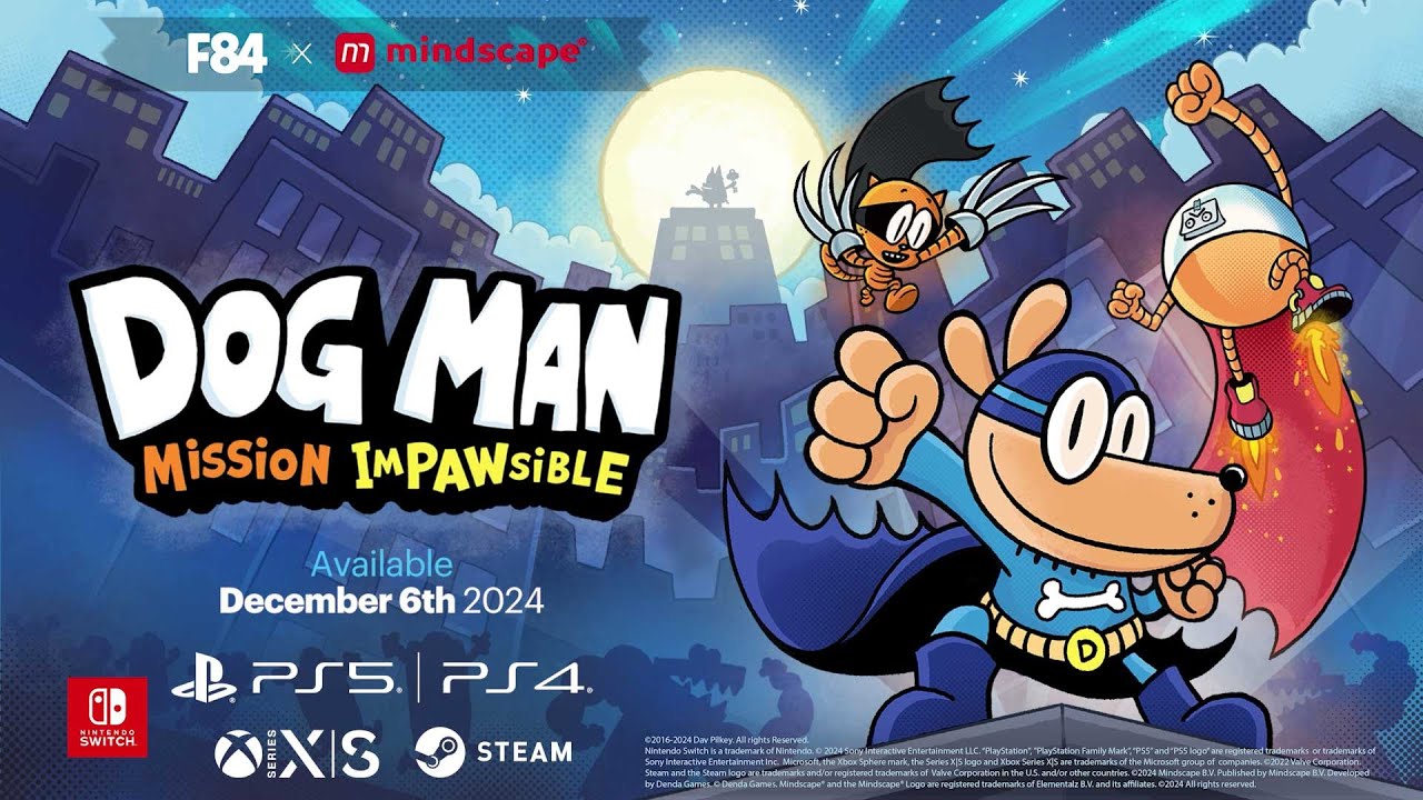 Dog Man: Mission Impawsible: Jogo ganha trailer de gameplay!