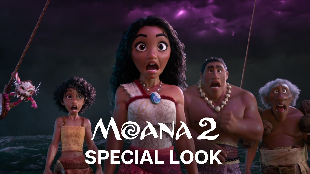 Moana 2 Ganha Novo Trailer com Despedidas e Perigos no Mar