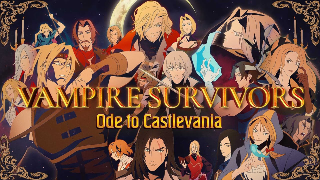 Vampire Survivors: Ode to Castlevania Anunciado DLC Gigante Inspirada em Castlevania