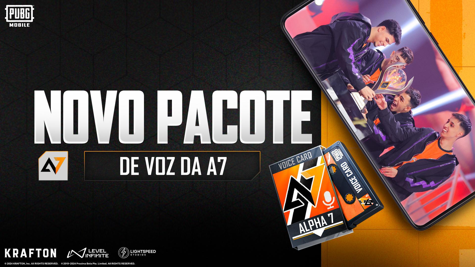 PUBG MOBILE Lança Pacote de Voz Exclusivo da Alpha7