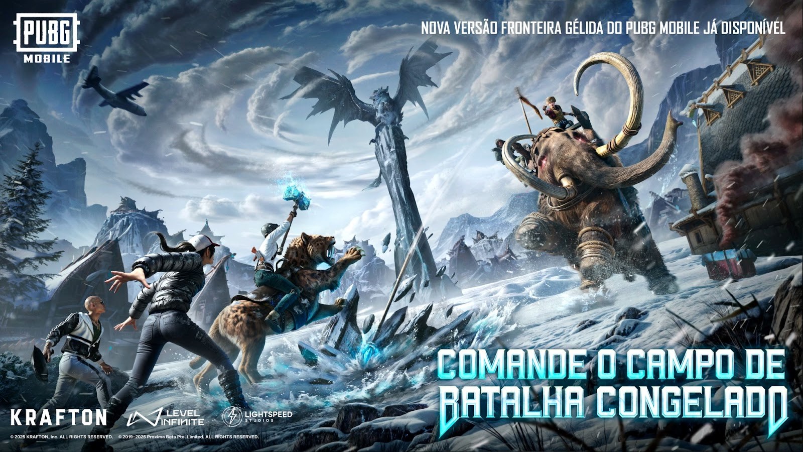 Conquiste as Terras Geladas da Fronteira Gélida na Atualização 3.5 de PUBG MOBILE