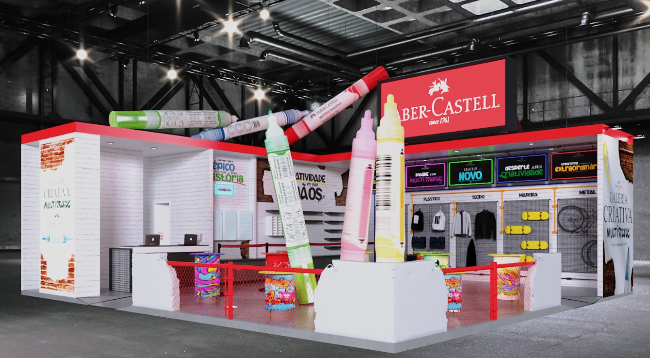 Faber-Castell na CCXP24: Galeria Criativa MultiMark – A Arte no Coração da Cidade