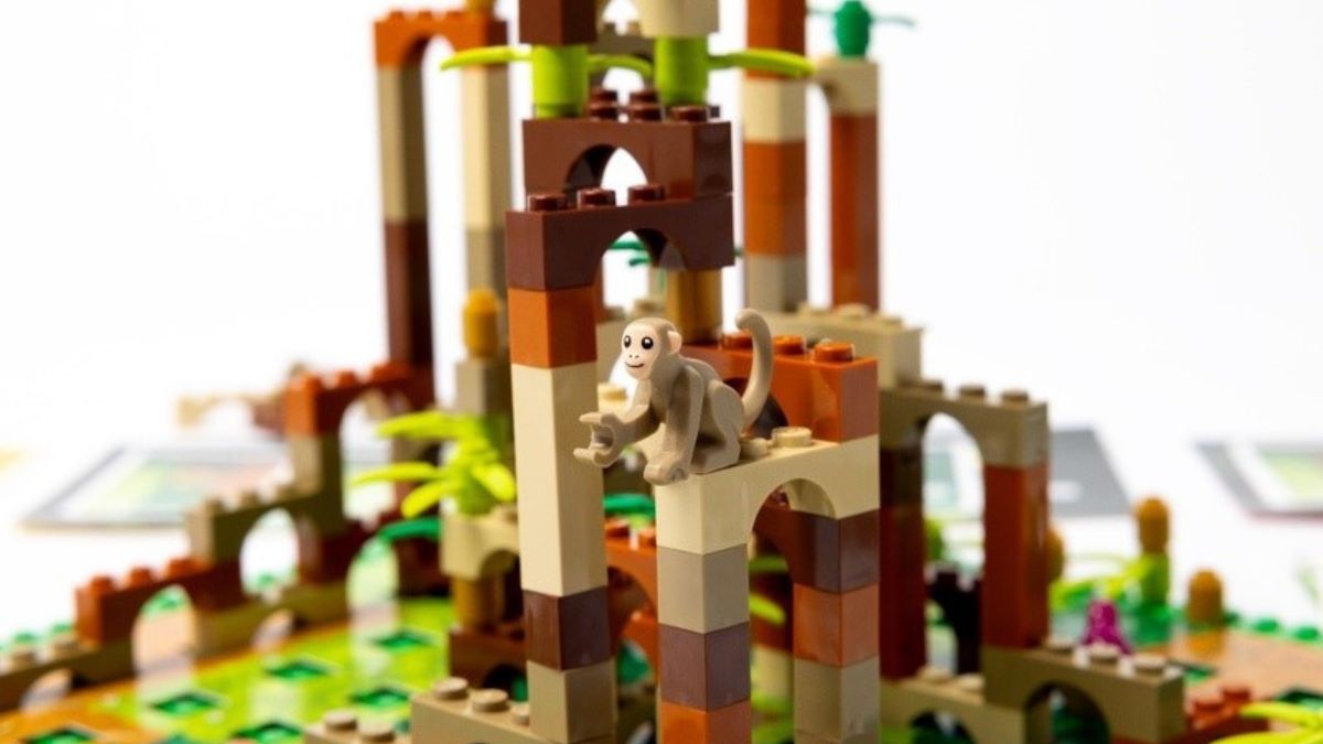 LEGO e Galápagos Juntos em Monkey Palace: O Primeiro Board Game LEGO!
