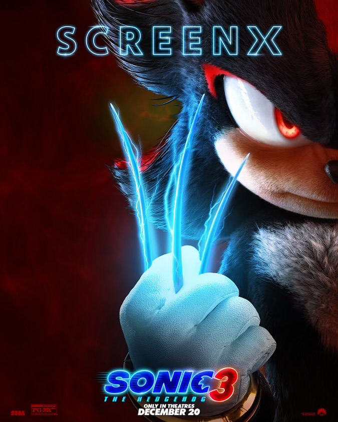 Shadow Homenageia Wolverine em Novo Cartaz de Sonic 3: O Filme