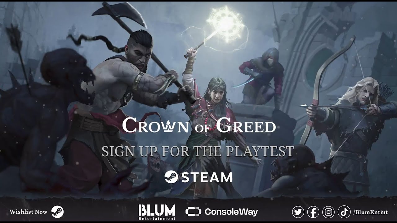Crown of Greed anuncia playtest para dezembro!