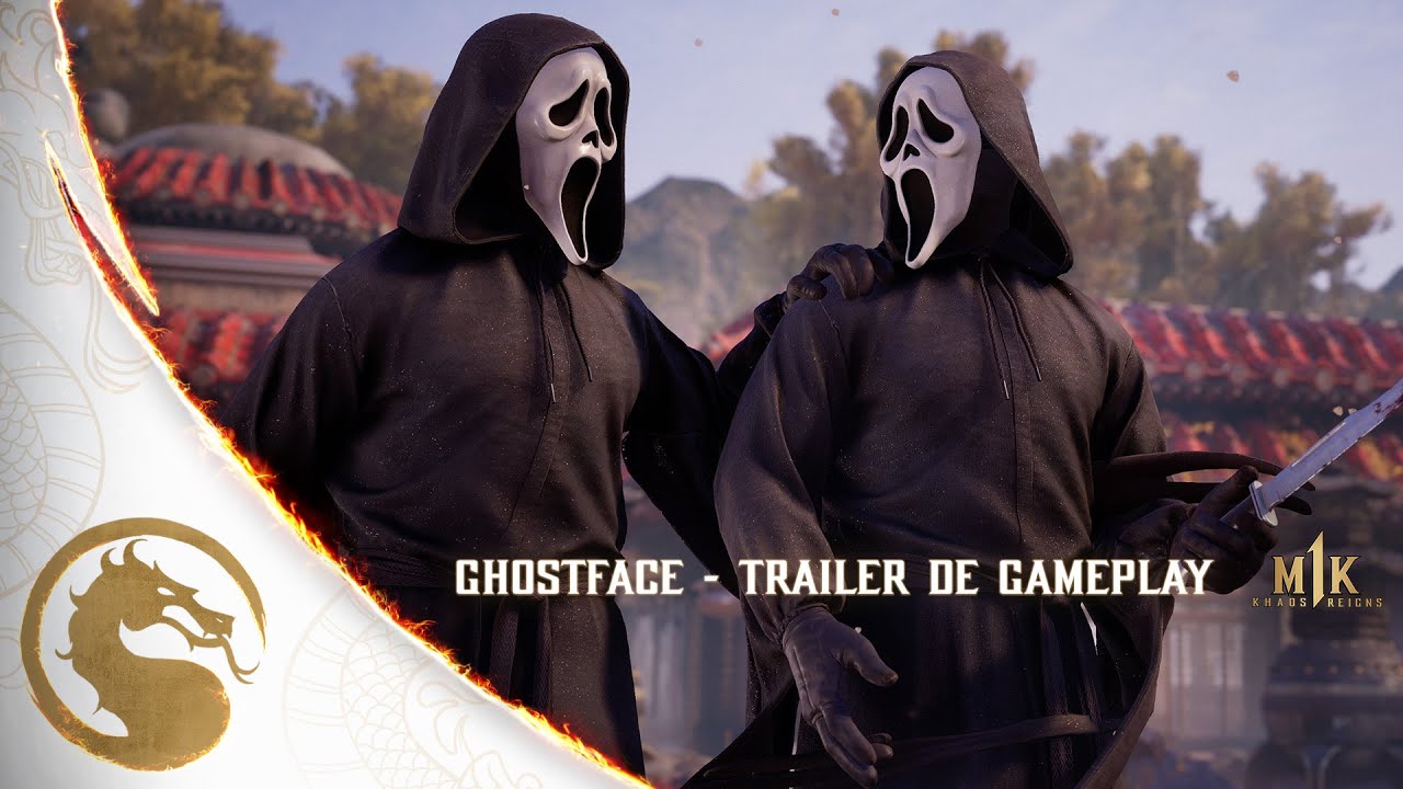 Ghostface de “Pânico” Chega a Mortal Kombat 1: Reina o Kaos com Trailer de Gameplay