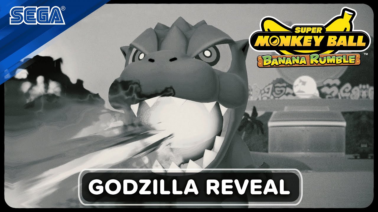Godzilla e Hatsune Miku Unem Forças em Super Monkey Ball Banana Rumble!
