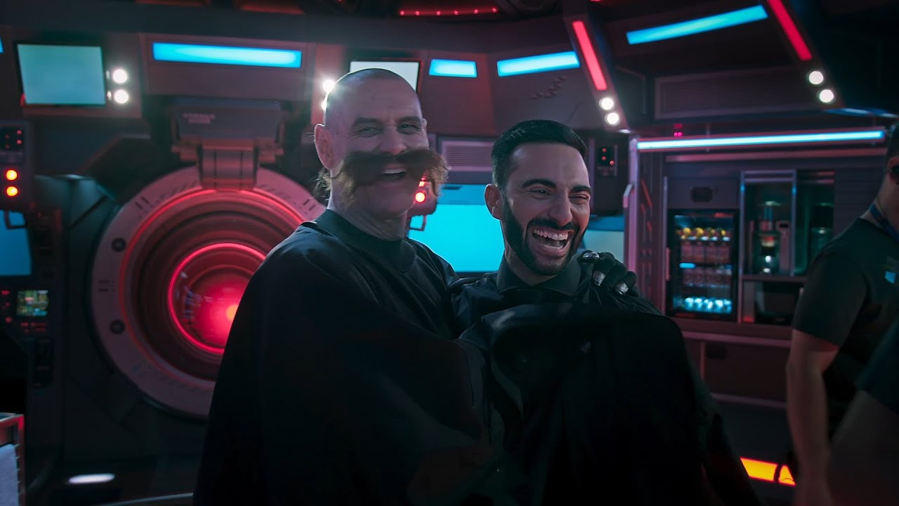 Jim Carrey brilha em transformação icônica como Dr. Robotnik em novo vídeo dos bastidores de ‘Sonic 3’