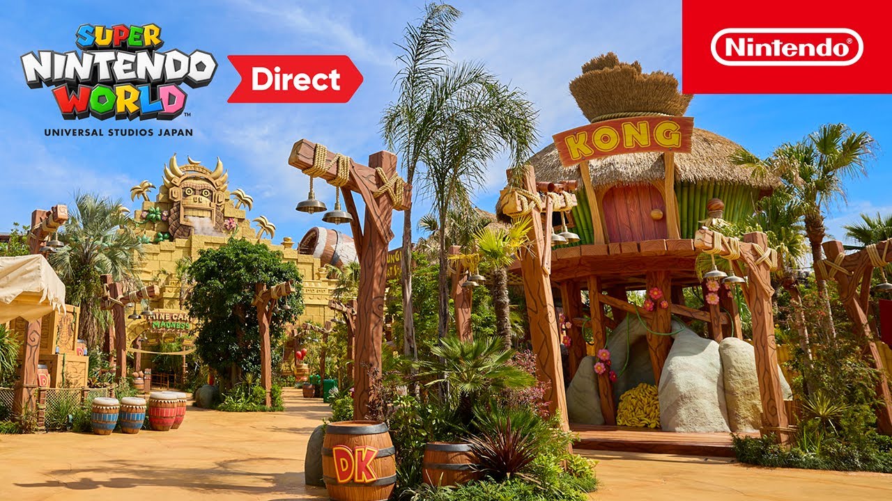 Super Nintendo World Apresenta Área Temática de Donkey Kong; Veja Vídeo