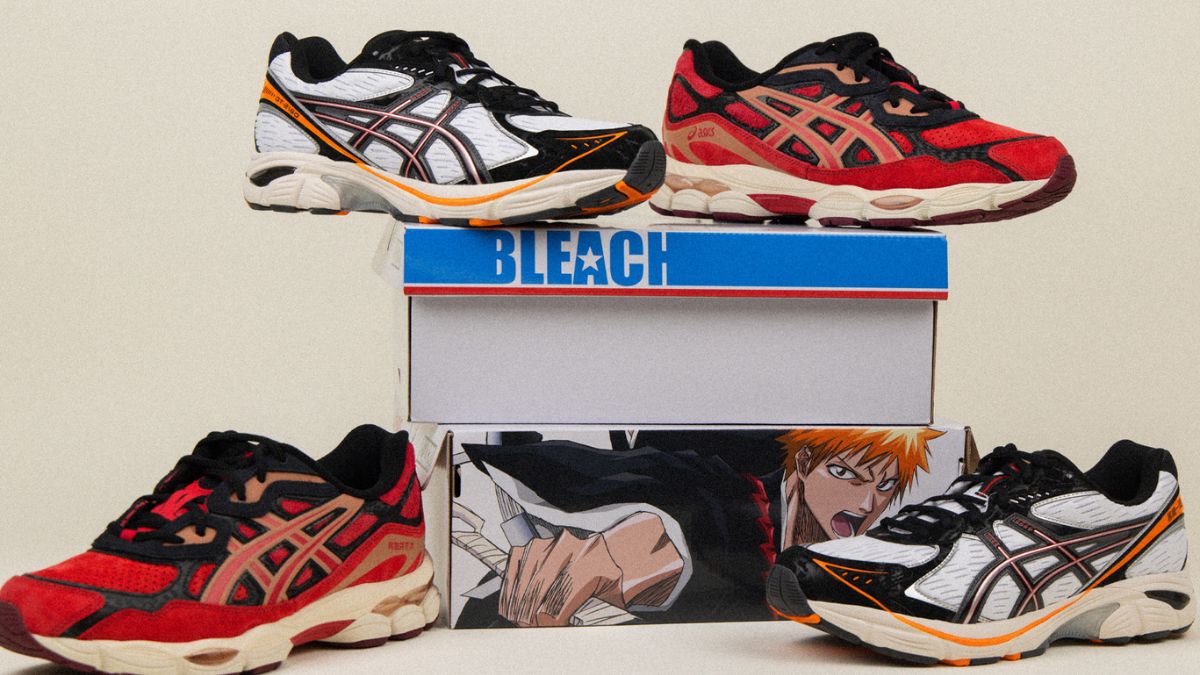 Bleach e Asics Lançam Tênis Exclusivos Inspirados em Ichigo Kurosaki e Renji Abarai