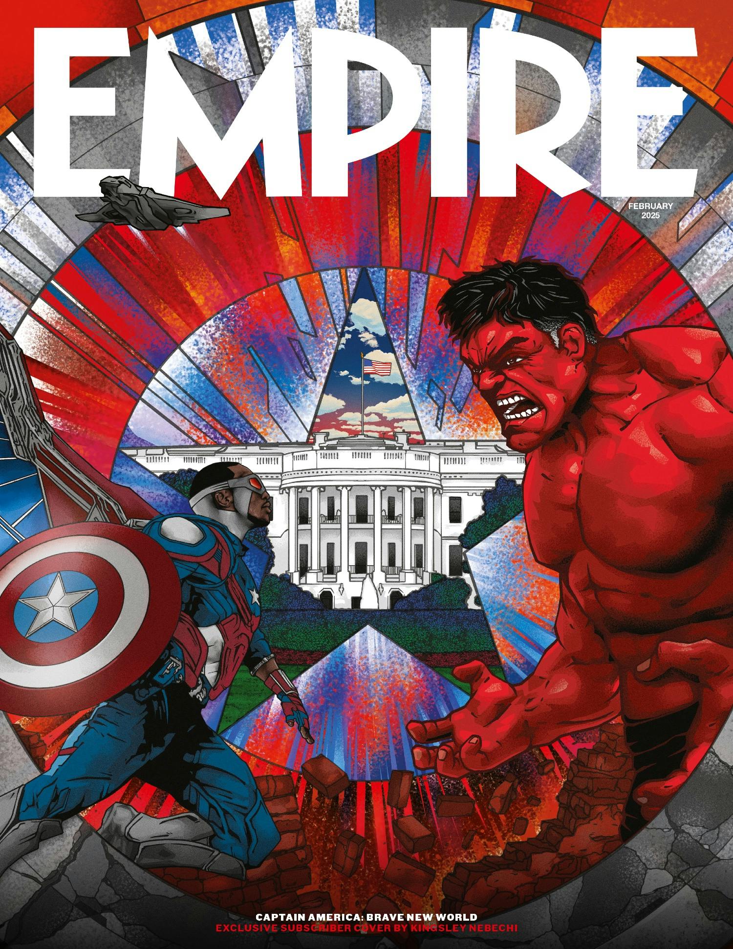 Capitão América e Hulk Vermelho Estrelam Capas da Revista Empire de Dezembro