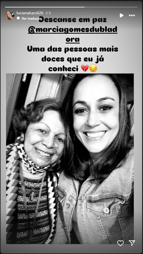 Márcia Gomes, Voz de Gato Félix, Morre aos 77 Anos