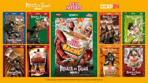 NISSIN e Attack on Titan: Parceria Inédita na CCXP24