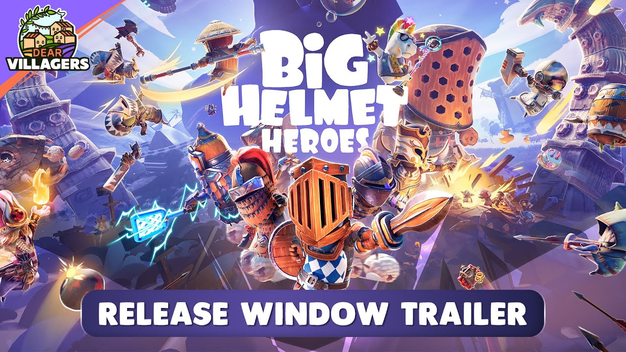 Big Helmet Heroes: Beat’em Up Cômico e Colorido Chega em 2025!