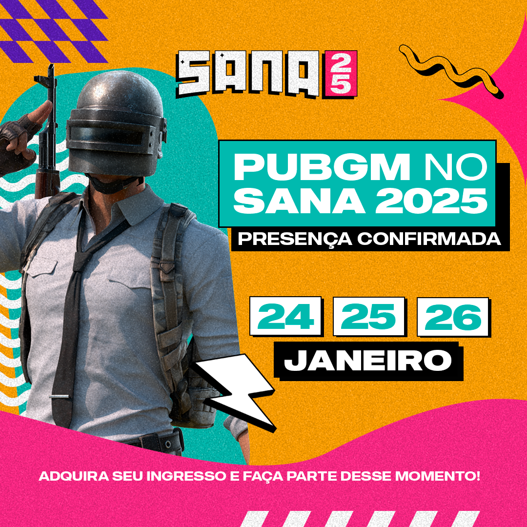 PUBG MOBILE Estreia com Estande Próprio no SANA 2025