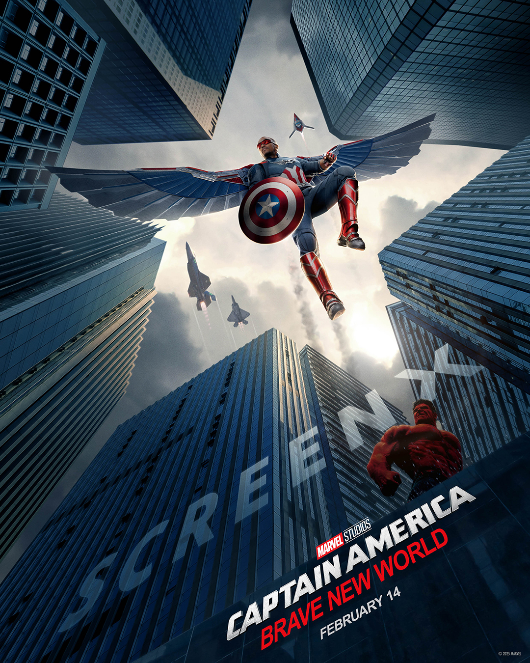 Capitão América 4: Novos Cartazes Destacam Estreia em IMAX e Dolby