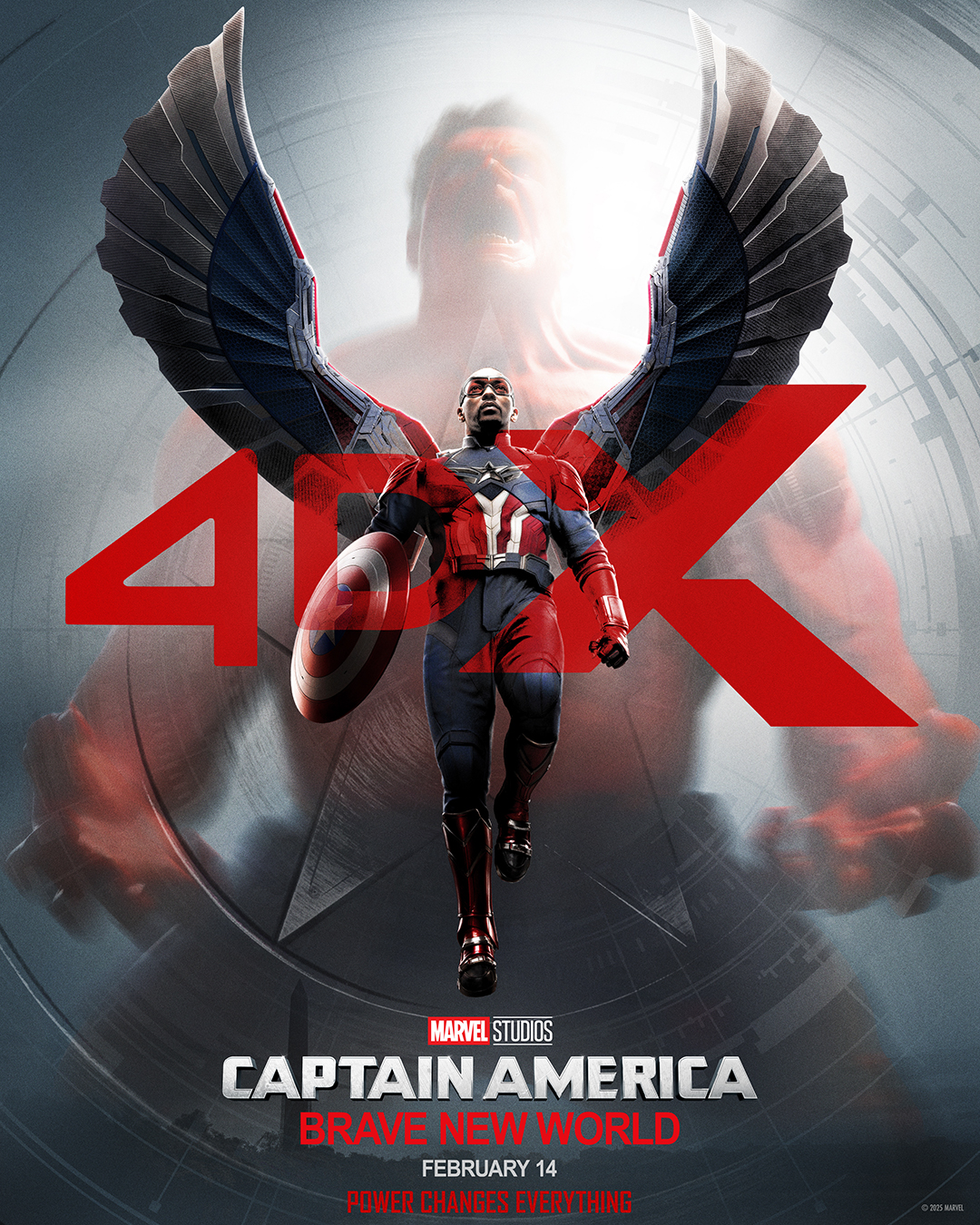 Capitão América 4: Novos Cartazes Destacam Estreia em IMAX e Dolby
