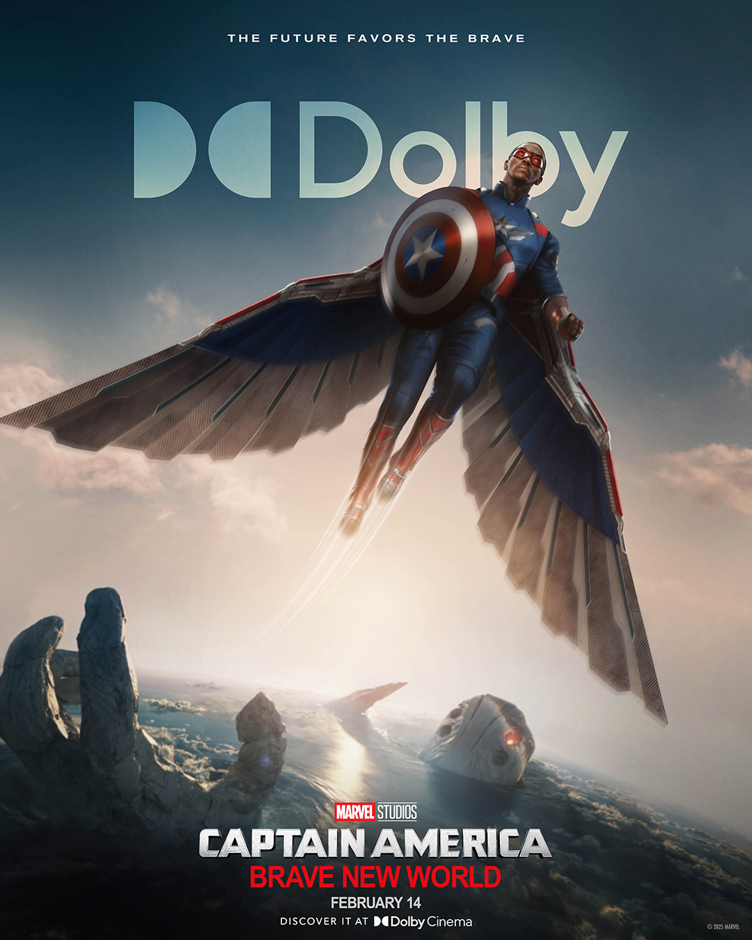 Capitão América 4: Novos Cartazes Destacam Estreia em IMAX e Dolby