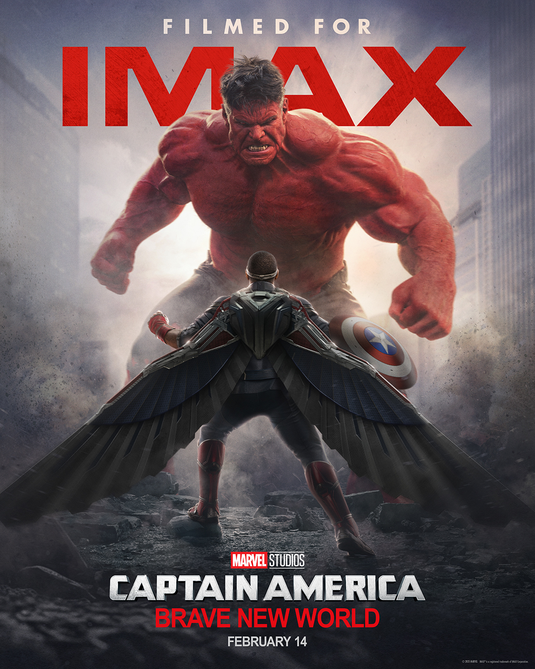 Capitão América 4: Novos Cartazes Destacam Estreia em IMAX e Dolby