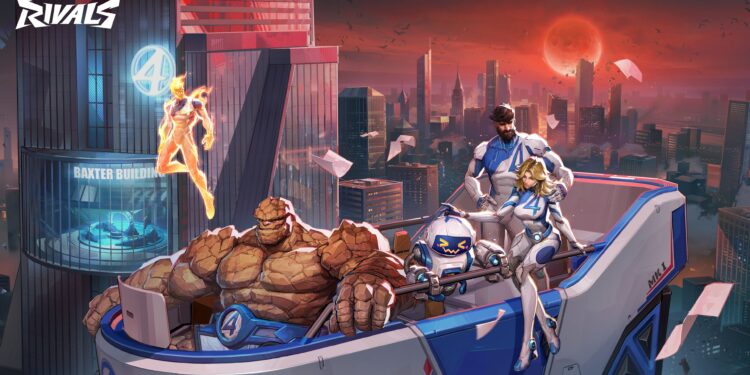 Quarteto Fantástico Confirma Presença em Marvel Rivals com Arte Oficial