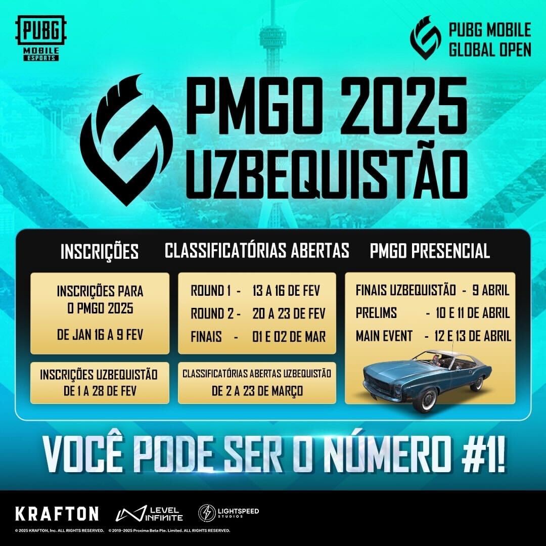 PMGO 2025: Uzbequistão no Centro do Palco dos Esports!