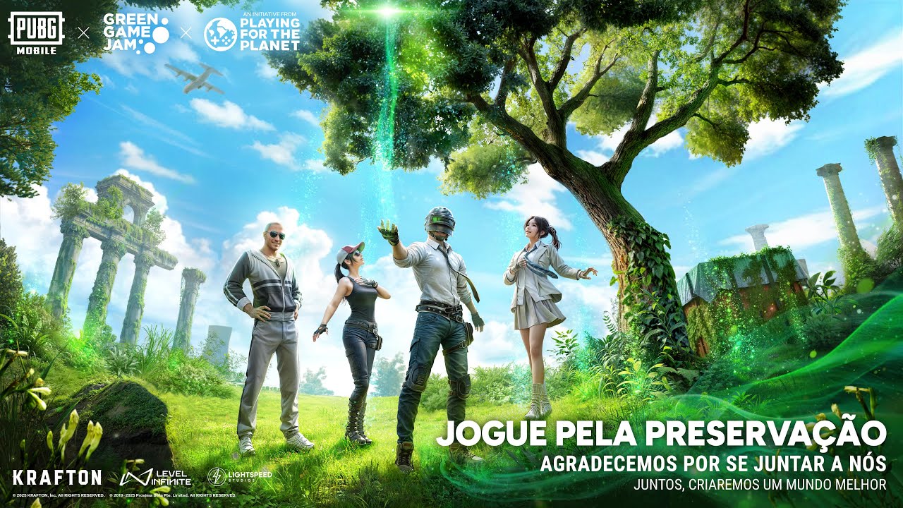 PUBG MOBILE: 20 milhões de jogadores se unem em prol da conservação ambiental