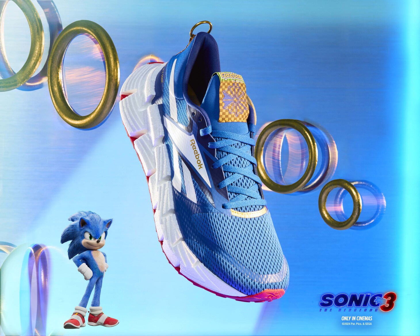 Reebok e Paramount Unem Forças para Lançar o Tênis Floatzig 1 em Homenagem a “Sonic 3 – O Filme”