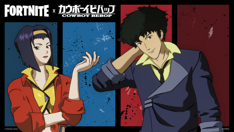 Fortnite Anuncia Crossover com Cowboy Bebop, Incluindo Skins de Spike Spiegel e Faye Valentine