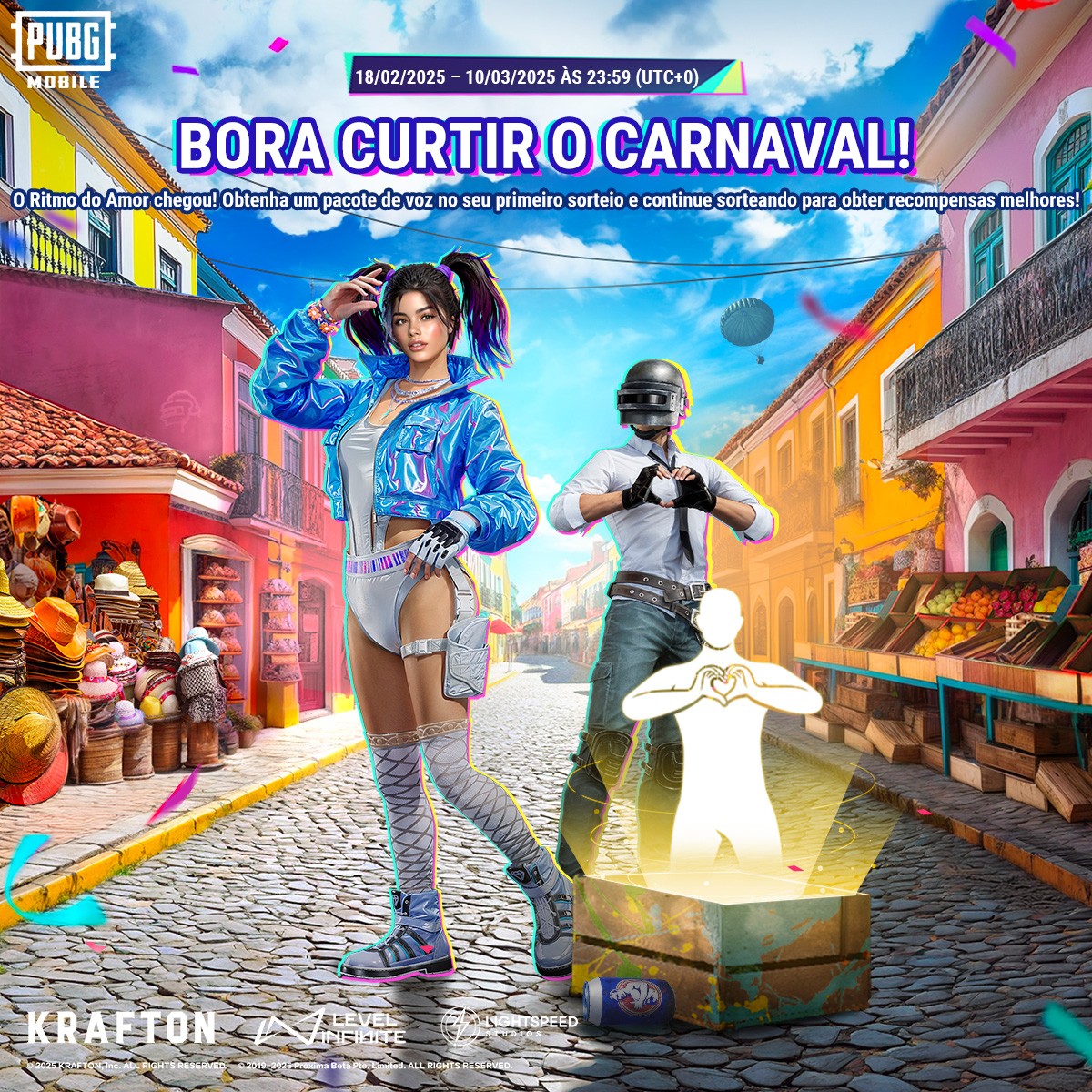 Carnaval no PUBG MOBILE: Itens Temáticos e Sorteios para Celebrar a Festa