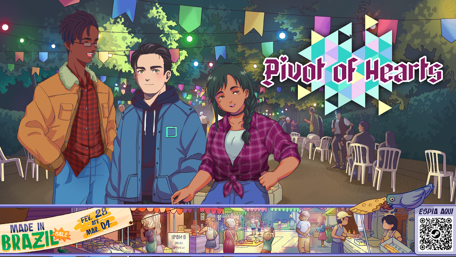 Pivot of Hearts”: Uma Narrativa Inclusiva e Brasileira Chega à Steam