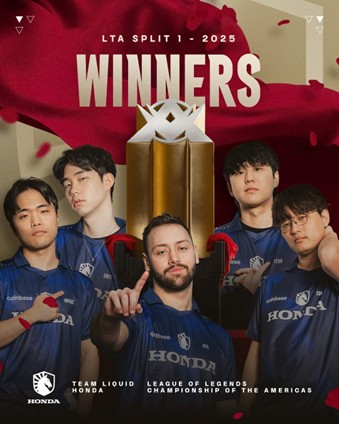 Team Liquid Honda Conquista Liga das Américas 2025 e Vai à Coreia do Sul