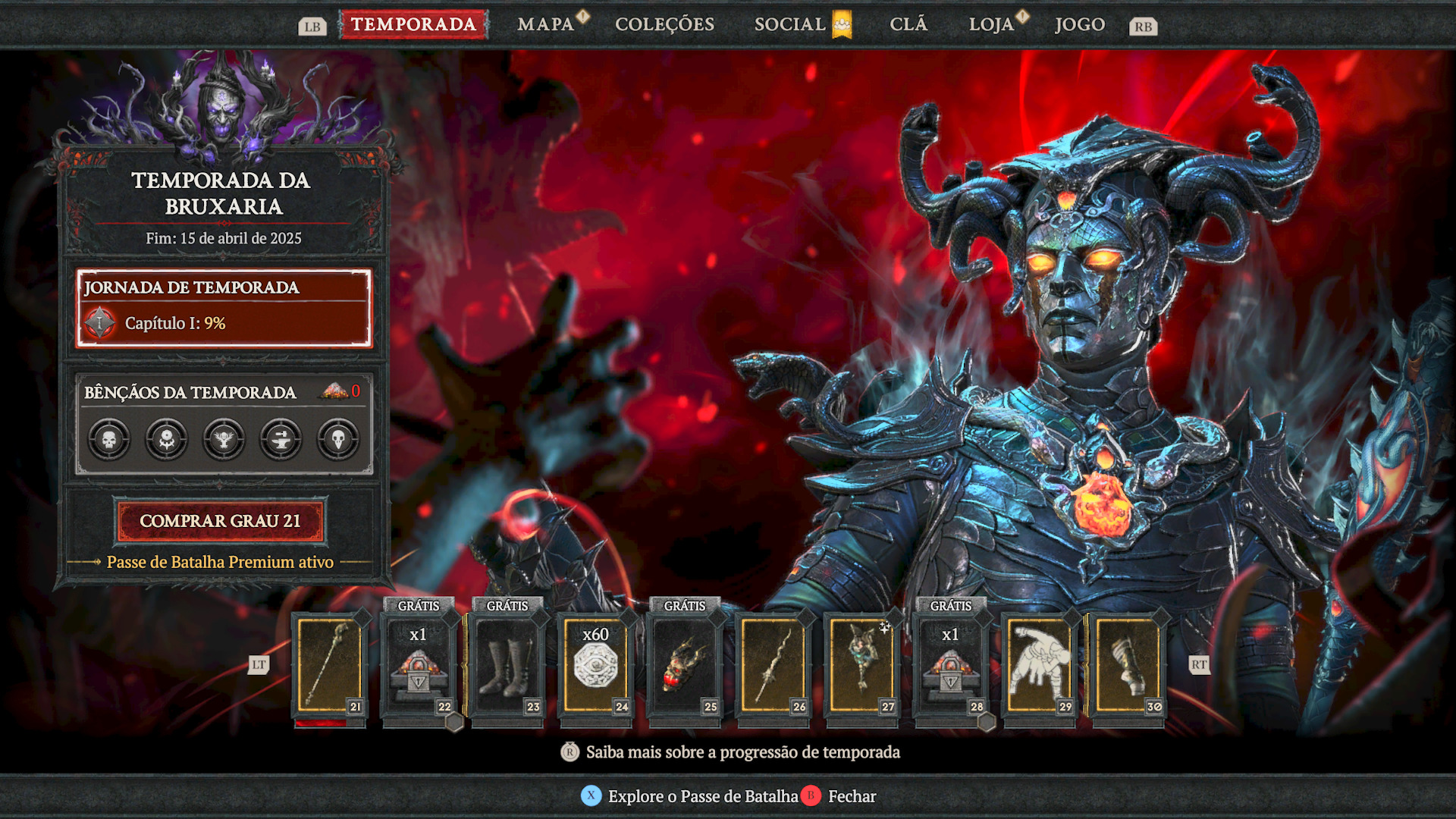 Temporada da Bruxaria de Diablo IV | Review