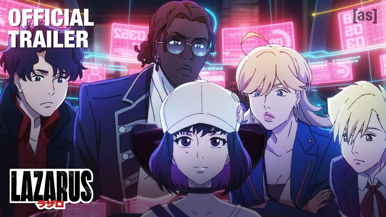 Anime “Lazarus” do diretor de “Cowboy Bebop” ganha trailer
